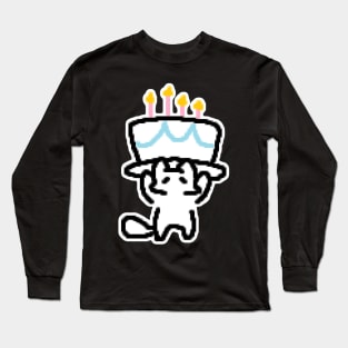 birthday kitty Long Sleeve T-Shirt